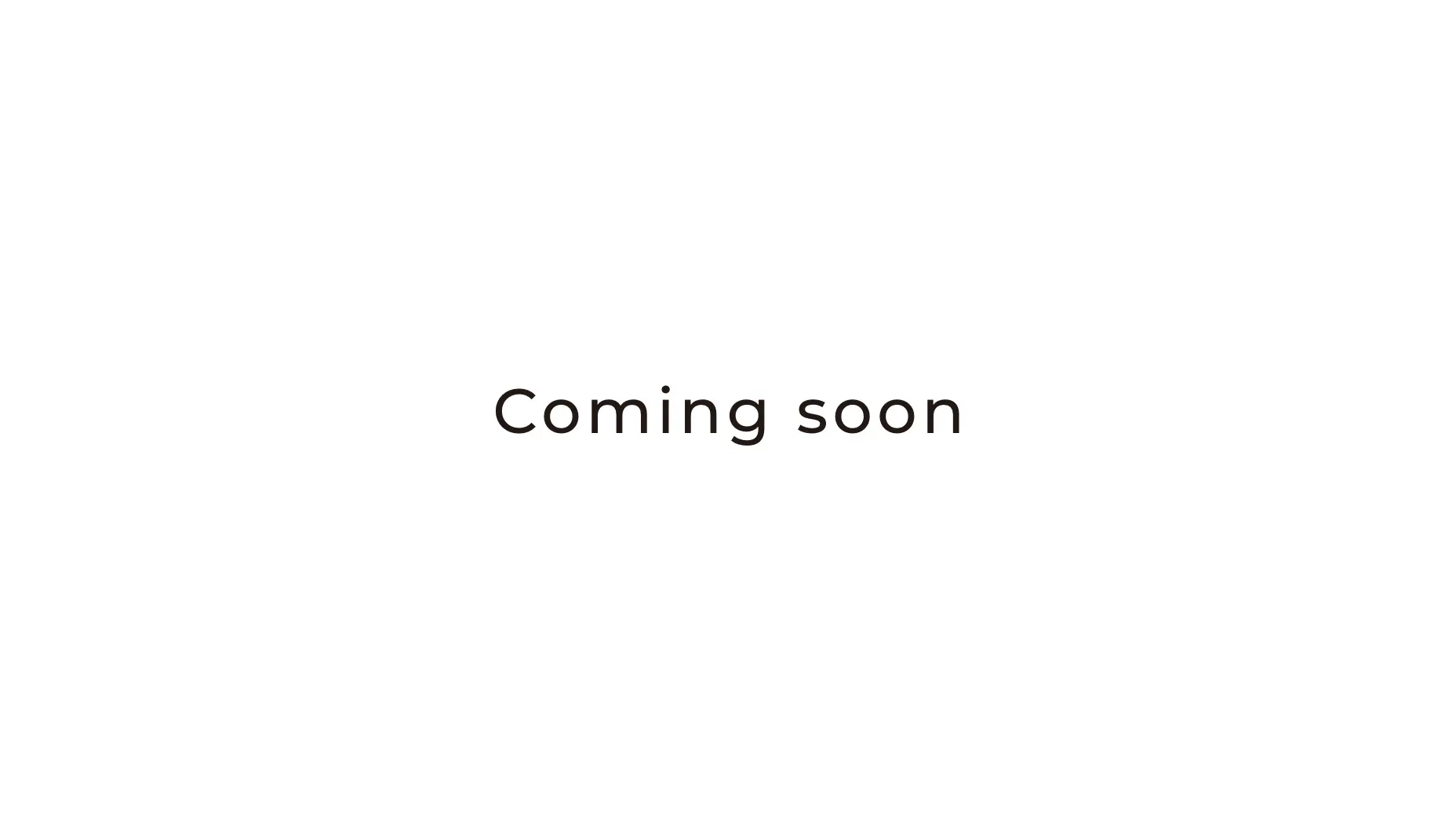 Coming soon